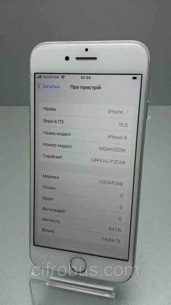 Смартфон с iOS 11, экран 4.7", разрешение 1334x750, камера 12 МП, автофокус, F/1. . фото 2