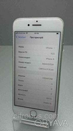 Смартфон с iOS 11, экран 4.7", разрешение 1334x750, камера 12 МП, автофокус, F/1. . фото 1