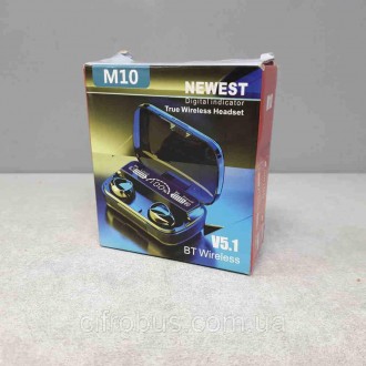 Newest M10 — це повністю бездротові, сучасний стандарт Bluetooth 5.1, автоматичн. . фото 8
