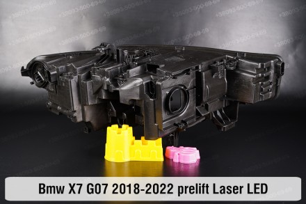 Новый корпус фары BMW X7 G07 LED Laser (2018-2022) I поколение дорестайлинг левы. . фото 3