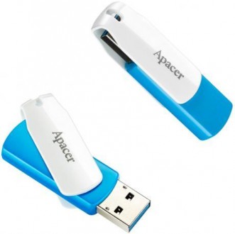 Флешка Apacer USB 64Gb AH357 Blue USB 3.1. . фото 3