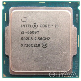 Б/у процессор Intel Core i5-6500T 3.1 GHz/6M (s1151)Количество ядер: 4Количество. . фото 1