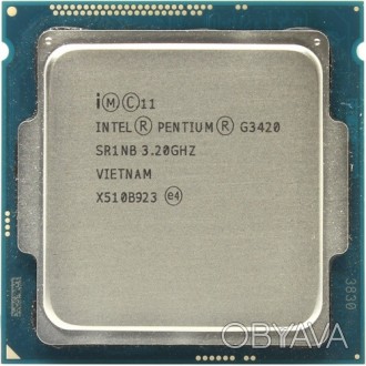 Б/у процессор Intel Pentium G3420 s1150Количество ядер: 2Базовая тактовая частот. . фото 1