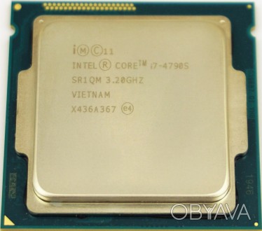 Б/в процесор Intel Core i7-4790S 3.2 GHz s1150TDP: 65WКількість ядер: 4Кількість. . фото 1