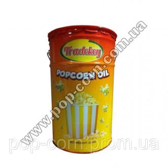 Кокосовое масло для попкорна. Производитель TRADEKEY, Малайзия. Упаковка – ведро. . фото 2