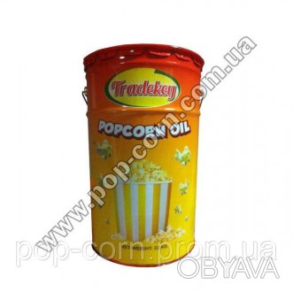 Кокосовое масло для попкорна. Производитель TRADEKEY, Малайзия. Упаковка – ведро. . фото 1