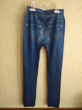 Новые леггинсы,лосины под джинс на девочек.
ПОТ 29 см.
ПОБ 36 см.
Высота поса. . фото 4