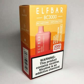 Одноразовая Pod система Elf Bar BC3000 с перезаряжаемой батареей емкостью 650 мА. . фото 8