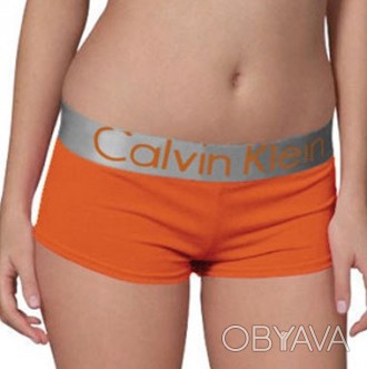 
Трусики женские шортики боксеры Calvin Klein Steel shorts cotton хлопок
	
	
	
	. . фото 1