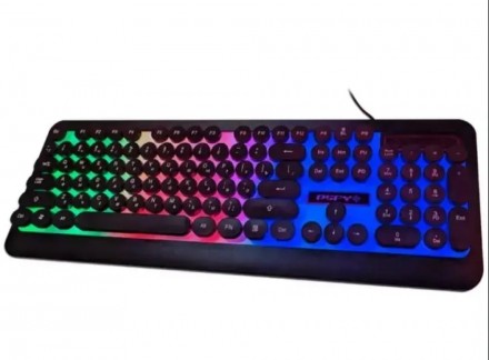 
 Игровая клавиатура М300 - проводная клавиатура с LED подсветкой классического . . фото 4