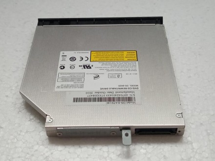 DVD-RW привод з ноутбука TERRA MOBILE 1526 DS-8A5S14C

Стан гарний. Без пошкод. . фото 5