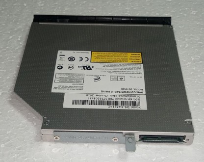 DVD-RW привод з ноутбука TERRA MOBILE 1526 DS-8A5S14C

Стан гарний. Без пошкод. . фото 2