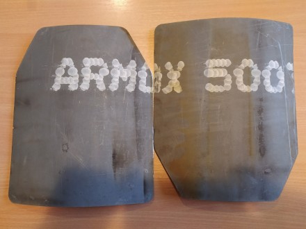 1. Характеристики бронепластины Армокс-500Т 250 x 300 x 6,5 мм класс 4
Материал:. . фото 2