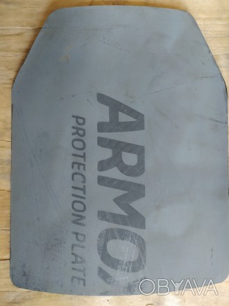 Бронепластина 4-го класу захисту:
Виготовлена з бронесталі ARMOX ADVANCE.
Пласти. . фото 1