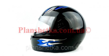 
Шлем интеграл черный с синим МВ-405 + воротник размер L Уценка
Внимание! Снижен. . фото 6