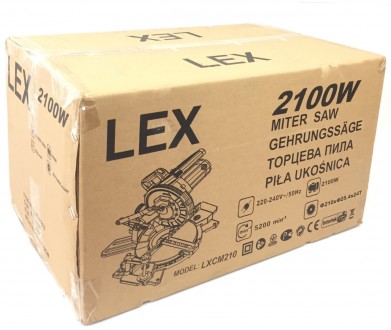 Пила торцевая LEX LXCM210 - инструмент бытового назначения, предназначенный для . . фото 11