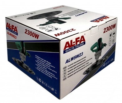 Шлифовальная машина для выравнивания штукатурки AL-FA ALWSW23 – электроинструмен. . фото 6