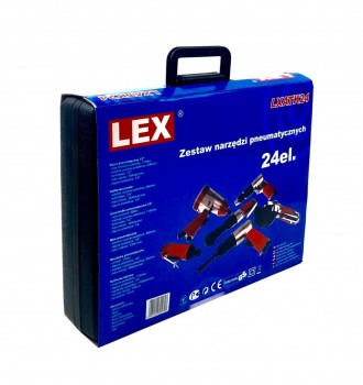 Профессиональный пневматический набор из 24 инструментов LEX LXATK24. С его помо. . фото 5