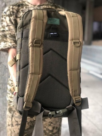 Тактический армейский рюкзак MIL-TEC ASSAULT Large 36 л. olive/coyote ОРИГИНАЛ!
. . фото 4