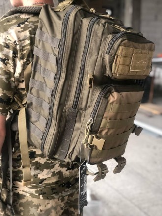 Тактический армейский рюкзак MIL-TEC ASSAULT Large 36 л. olive/coyote ОРИГИНАЛ!
. . фото 7