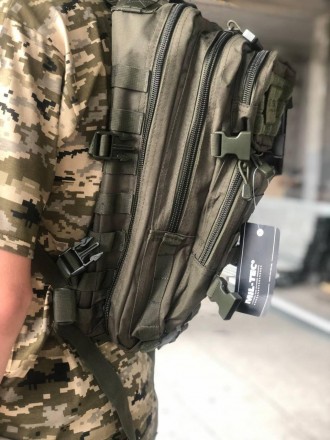 Тактический армейский рюкзак MIL-TEC ASSAULT Small 20 л. olive ОРИГИНАЛ!
Тактиче. . фото 4