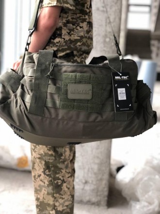 Универсальная тактическая сумка MIL-TEC® US Combat Parachute Cargo Medium 54 л О. . фото 4