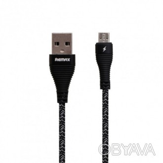 Lightning кабель 1,2 м micro Usb Black Remax RC-139m-Black отличное решение для . . фото 1