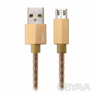 Micro USB кабель 1 м Gefon Remax RC-110m-Gold відмінне рішення для швидкої заряд. . фото 1