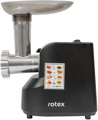 М'ясорубка Multi Fun Rotex RMG-180-B допоможе Вам швидко і з легкістю подрібнить. . фото 3