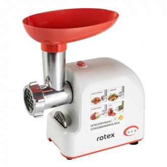 М'ясорубка електрична Rotex Tomato Master RMG190-W
Функціональна і високопродукт. . фото 2