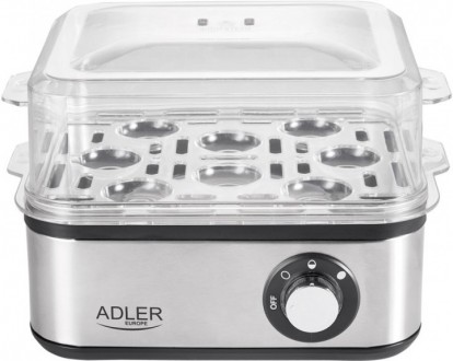 Яйцеварка Adler AD-4486 - многофункциональный девайс для варки яиц 3-х степеней . . фото 5