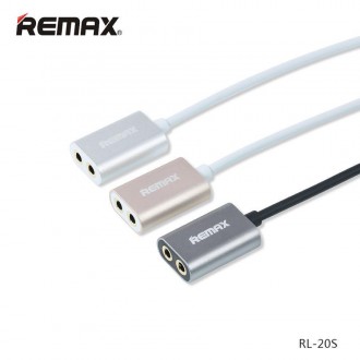 Аудіорозгалужувач REMAX Sharing RL-S20.
Призначений для одночасного підключення . . фото 4