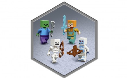 Основная информация. Набор LEGO 21186 был выпущен в рамках серии LEGO Minecraft.. . фото 6