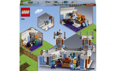 Основная информация. Набор LEGO 21186 был выпущен в рамках серии LEGO Minecraft.. . фото 3