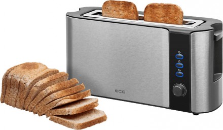 Тостер ECG ST-10630-SS- призначений для швидкого підсмажування хліба. Ця модель . . фото 6