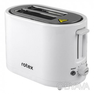 Тостер Rotex RTM130-W
 Тостер Rotex RTM130-W оснащений двома класичними відділен. . фото 1