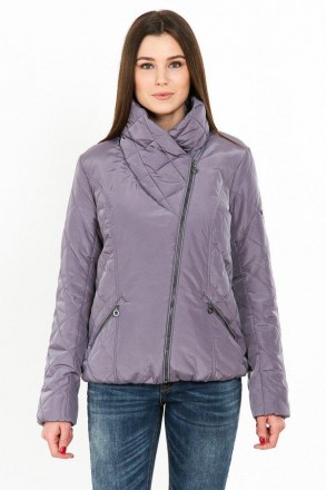 Короткая куртка женская от финского бренда Finn Flare. Детали: частичный стеганы. . фото 2