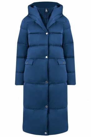 Длинное пуховое пальто женское от финского бренда Finn Flare. Пуховик выполнен и. . фото 7