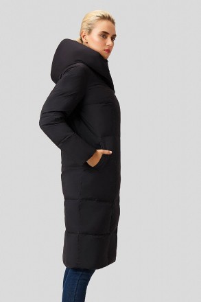 Длинное пуховое пальто женское от финского бренда Finn Flare. Пуховик выполнен и. . фото 3