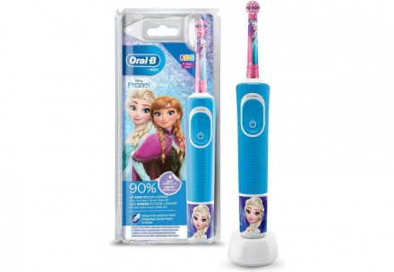 Детская электрическая зубная щетка Oral-B D100-413-2K Приучить детей чистить зуб. . фото 2