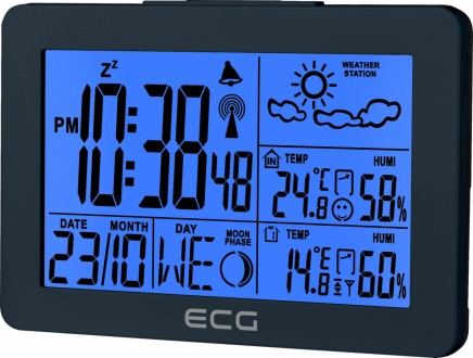 Метеостанция Ecg MS-200-Grey Метеостанция Ecg MS-200-Grey позволит вам регулярно. . фото 2