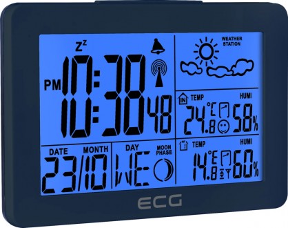 Метеостанция Ecg MS-200-Grey Метеостанция Ecg MS-200-Grey позволит вам регулярно. . фото 6
