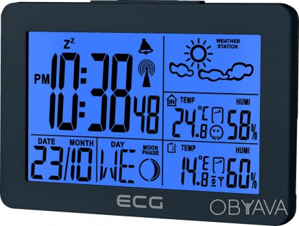 Метеостанция Ecg MS-200-Grey Метеостанция Ecg MS-200-Grey позволит вам регулярно. . фото 1