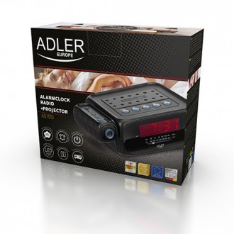 Радиобудильник с проектором Adler AD-1120 Радиобудильник Adler AD-1120 с уникаль. . фото 5