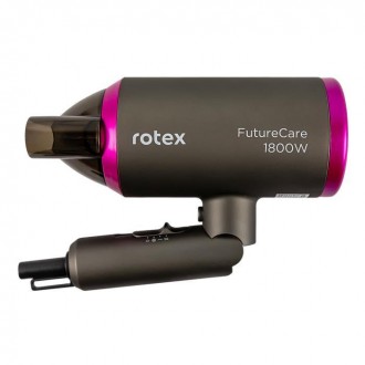 Фен Rotex Future Care 185-D
Фен Rotex Future Care 185-D це компактний дорожній ф. . фото 3