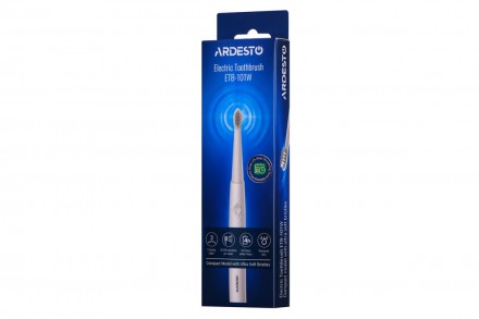 Електрична зубна щітка Ardesto ETB-101-W
 Електрична зубна щітка Ardesto ETB-101. . фото 3