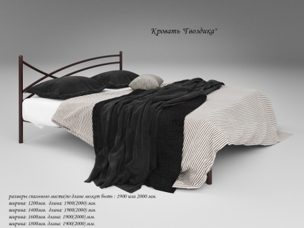 
Гвоздика (кровать металлическая) от ТМ Тенеро
Прекрасная современная модель, уд. . фото 3