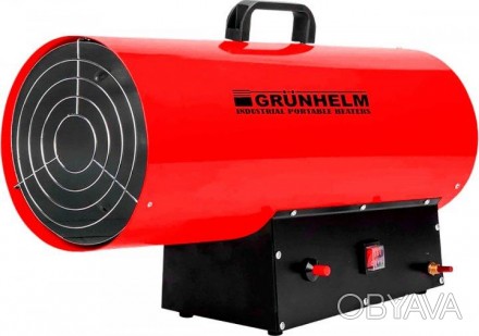 Тепловая газовая пушка Grunhelm GGH-30 – мощный отопительный агрегат, быстро и э. . фото 1