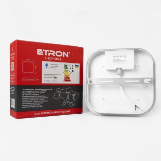 Світильник світлодіодний ETRON Communal 1-ECP-510-S 25W 5000К IP65 square
Продаж. . фото 3