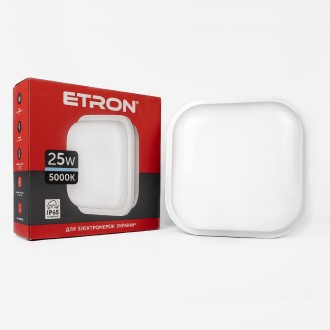 Світильник світлодіодний ETRON Communal 1-ECP-510-S 25W 5000К IP65 square
Продаж. . фото 2